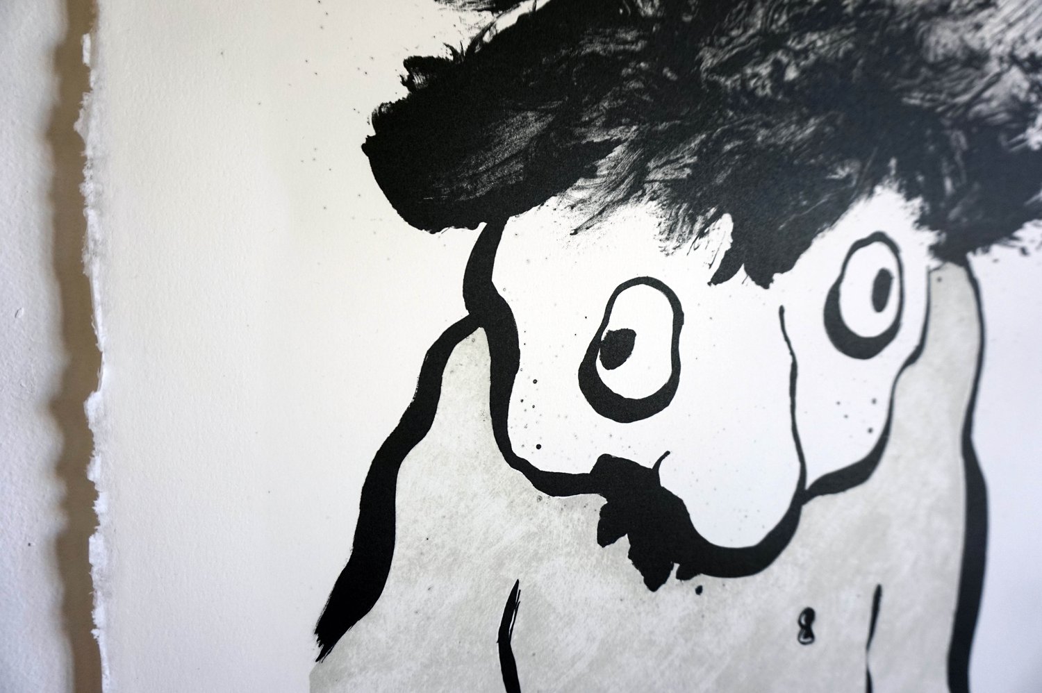 Image of Lithographie "Laisse nous la clé en partant" 