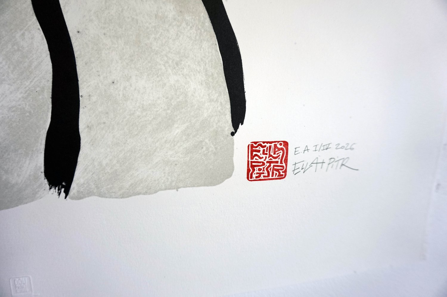 Image of Lithographie "Laisse nous la clé en partant" 