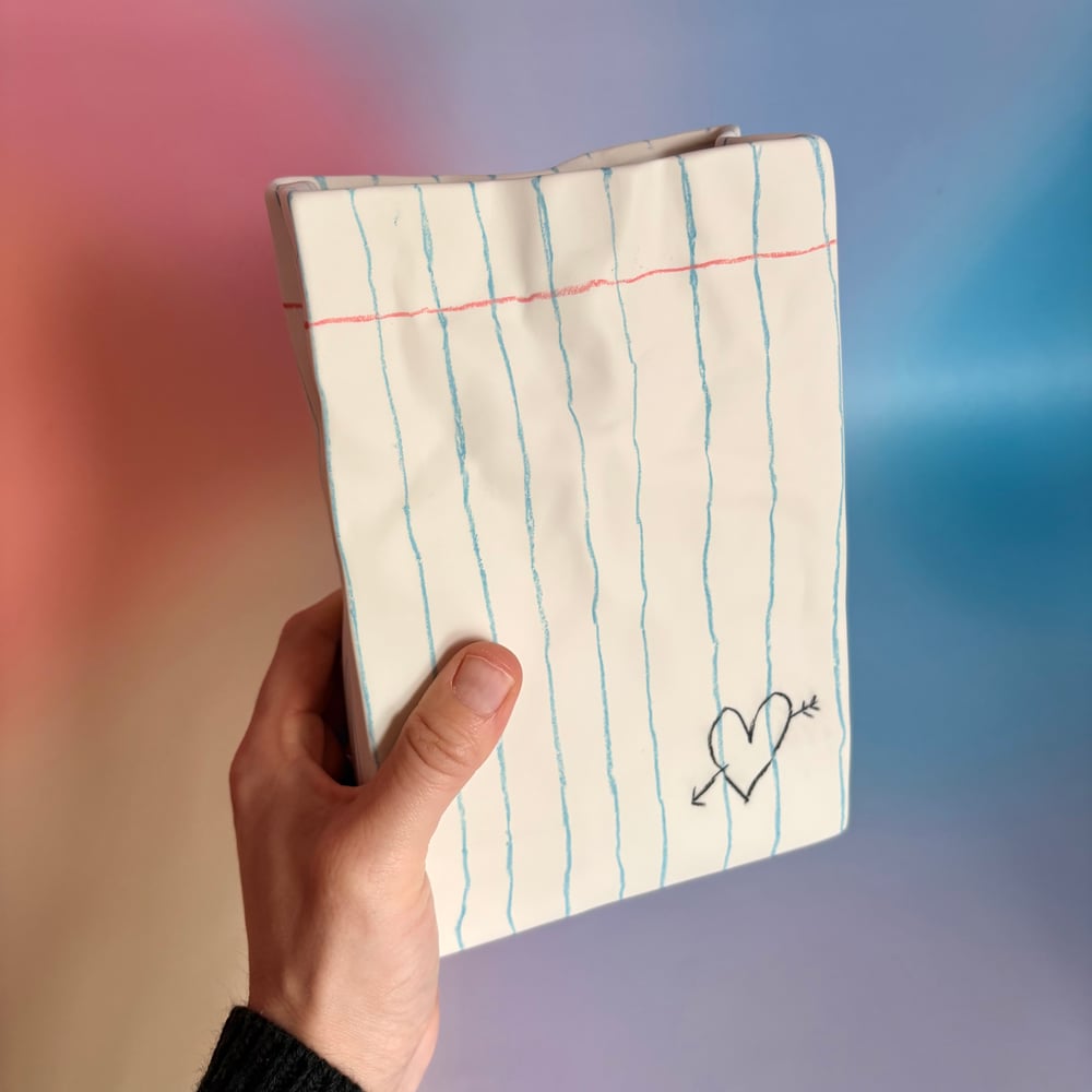 Image of Folded Paper Vase 