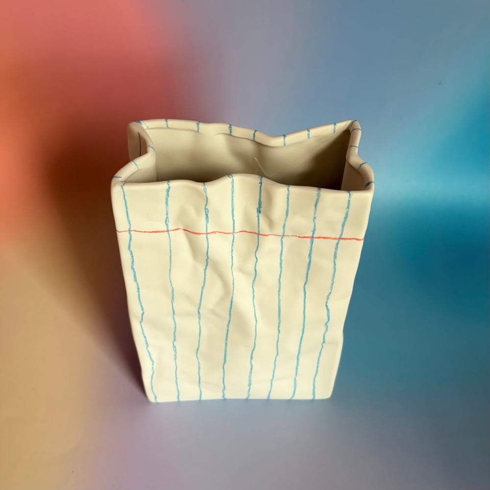 Image of Folded Paper Vase 
