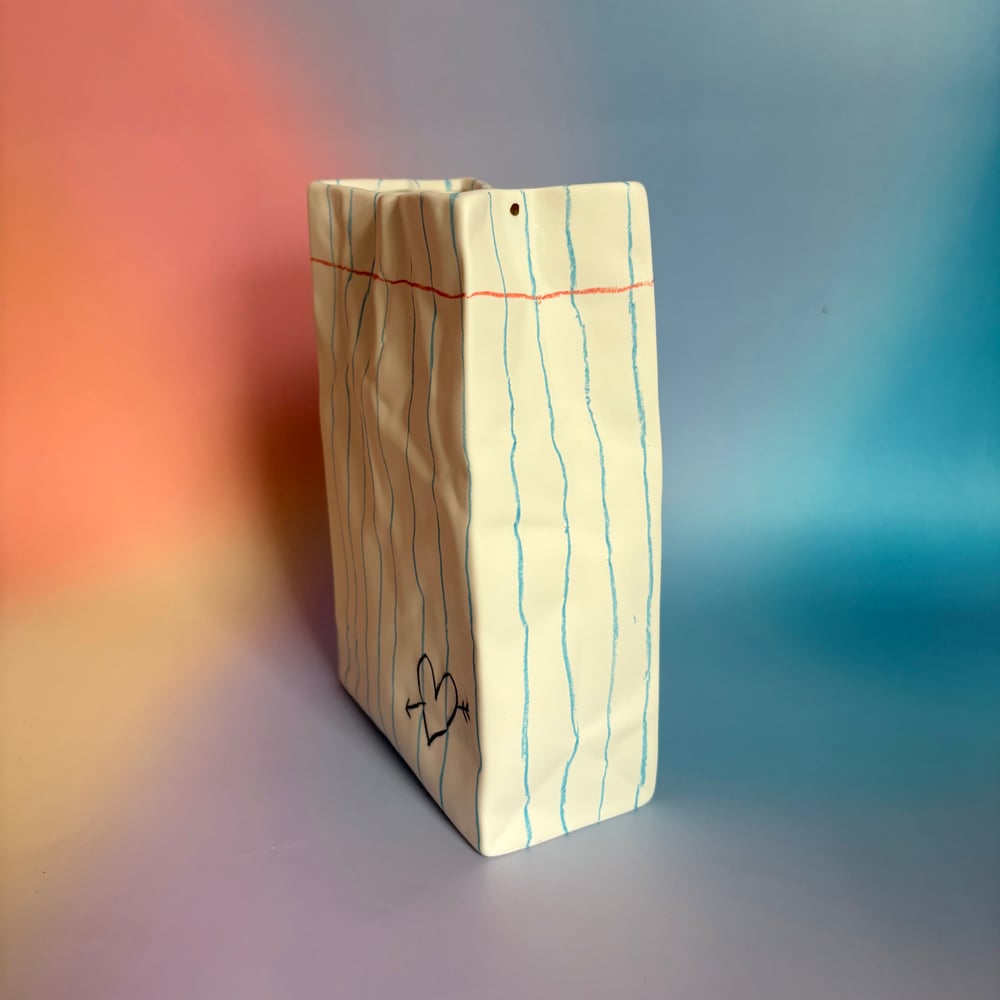 Image of Folded Paper Vase 