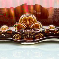 Image 7 of Grande jardinière en barbotine Art Nouveau - Orchies - faïence céramique avec anses - 1920