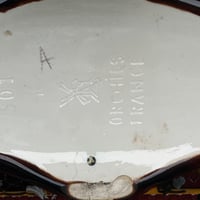 Image 11 of Grande jardinière en barbotine Art Nouveau - Orchies - faïence céramique avec anses - 1920