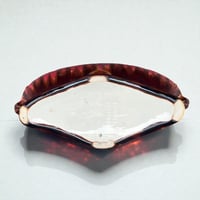 Image 10 of Grande jardinière en barbotine Art Nouveau - Orchies - faïence céramique avec anses - 1920