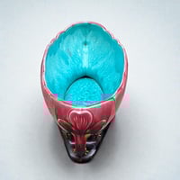 Image 6 of Grande jardinière en barbotine Art Nouveau - Orchies - faïence céramique avec anses - 1920