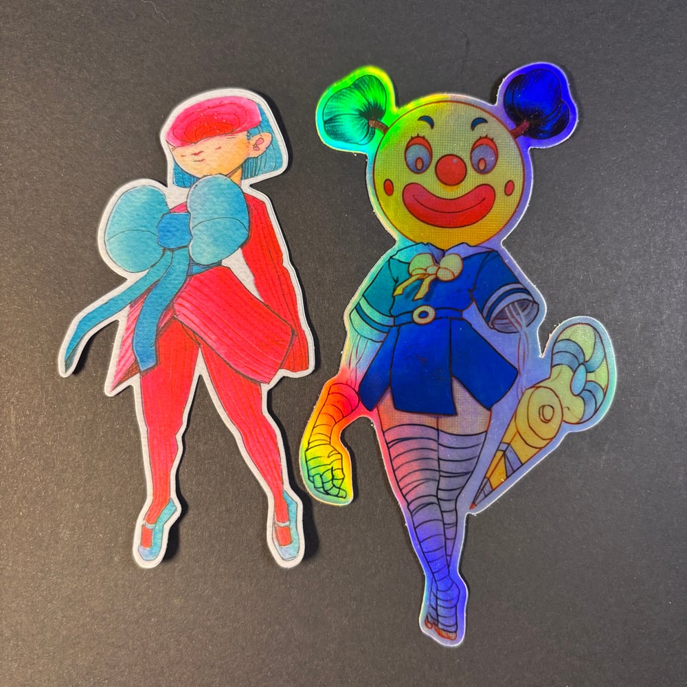 Image of Horror sticker 6 pack