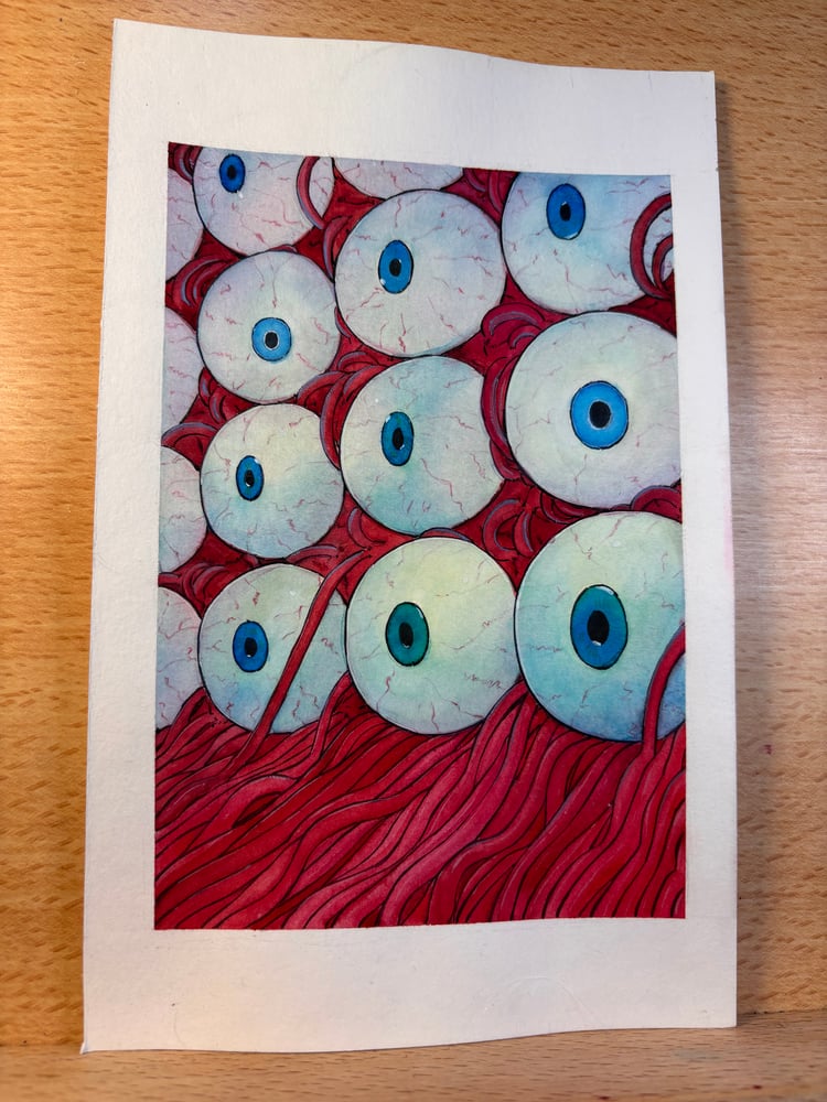 Image of Algorithm 5.5x8.5 original painting