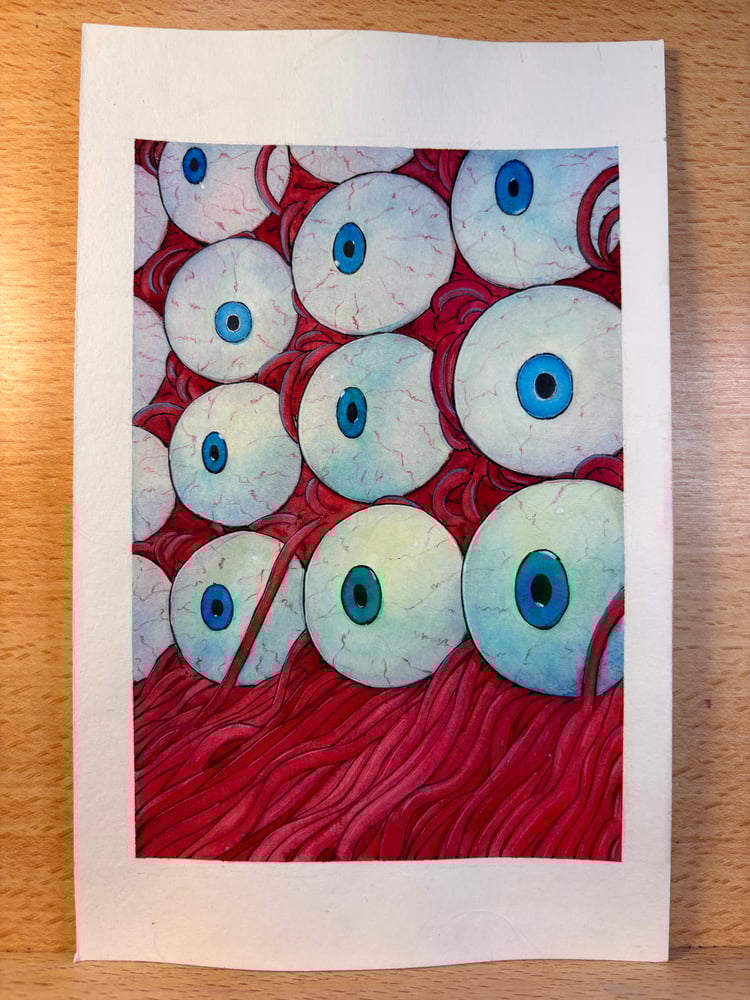 Image of Algorithm 5.5x8.5 original painting