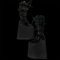 Image 1 of Gothic widow club kid extreme appetite for destruction spiked platform boots 8