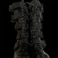 Image 3 of Gothic widow club kid extreme appetite for destruction spiked platform boots 8