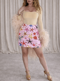 Image 3 of Pink Starfish Skirt