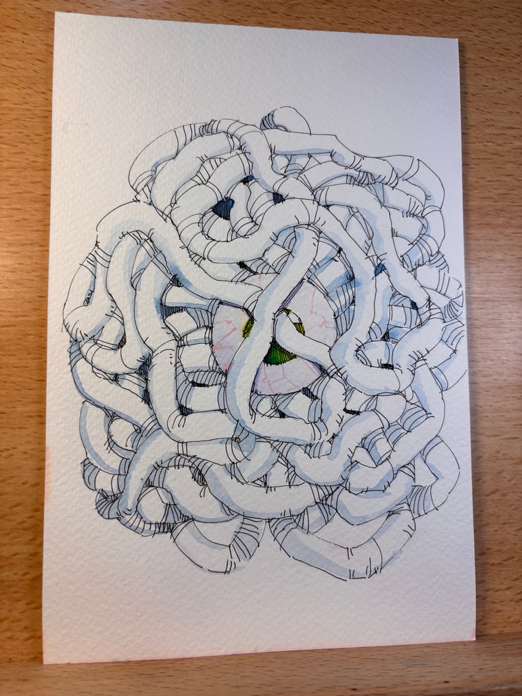 Image of Dreamerweaver 6x9 original sketch