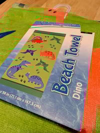 Image 3 of Dinosaur Beach Bag and Towel Set