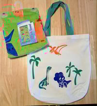 Image 2 of Dinosaur Beach Bag and Towel Set