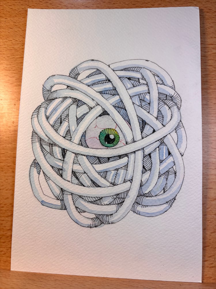 Image of Dreamweaver 2 6x9 original sketch