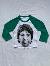 Image 2 of FACE GREEN RAGLAN BABY 3/4TEE