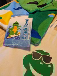 Image 3 of Joe Cool T-Rex Beach Bag and Hooded Towel Set