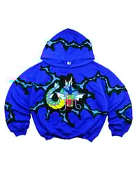 Image 1 of Re-worked 1 of 1 Cracky Gyarados Hoodie Size M