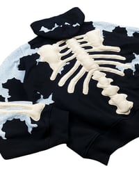 Image 4 of Re-worked 1 of 1 Nike Cracky Exposed Ribcage Hoodie Size L