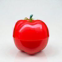 Image 2 of Seau / bac à glaçons tomate rouge – Plastique vintage années 70