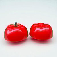 Image 7 of Seau / bac à glaçons tomate rouge – Plastique vintage années 70