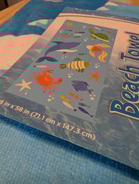 Image 3 of Under The Sea Beach Bag and Towel Set