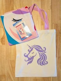 Image 2 of Pretty Unicorn Beach Bag and Towel Set