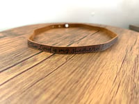 Image 1 of 100% Genuine Leather Engraved Hat Bands