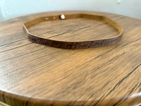 Image 2 of 100% Genuine Leather Engraved Hat Bands