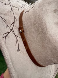 Image 3 of 100% Genuine Leather Engraved Hat Bands