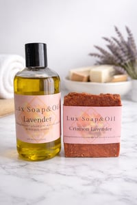 Image 1 of Crimson Lavender Soap & Oil