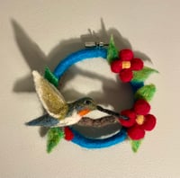 Hummingbird in spring