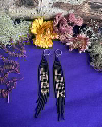 Image 2 of Lady Luck Fringe Earrings