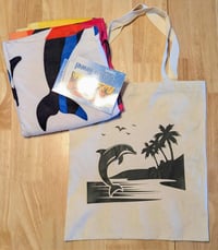 Image 2 of Dolphin Beach Bag and Towel Set