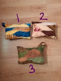 Image 1 of Patchwork Puffy Pouches 