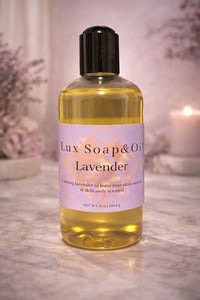 Lavender Essential 8 oz. Shower Oil- Pure Handmade Aromatherapy Oil