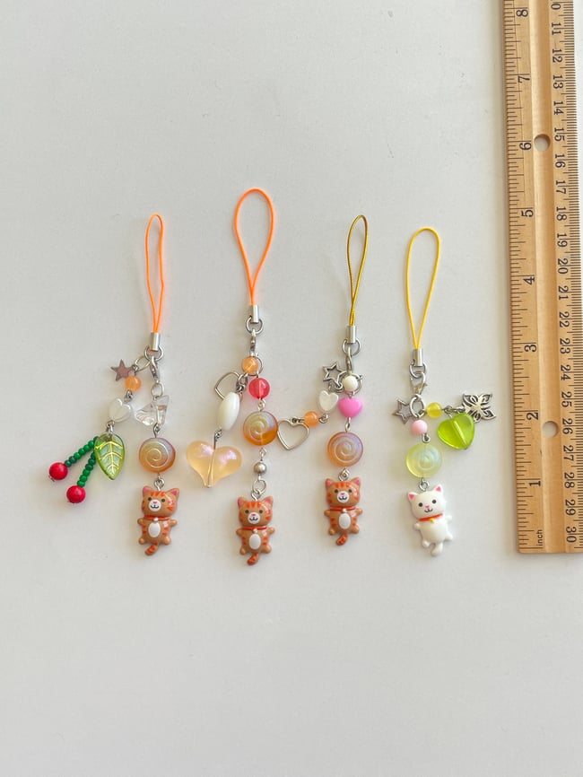 cute cat charms