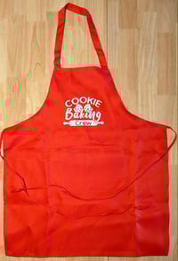 Image 1 of Cookie Baking Crew Youth Red 2 Pocket Apron
