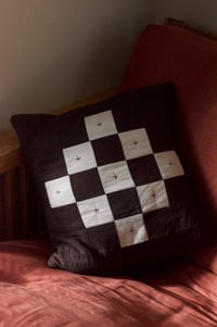 Image 1 of Poppy in Brown cushion cover