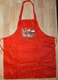 Image 1 of Hot Cocoa Drinks Red 2 Pocket Apron
