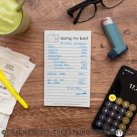 Image 3 of Anxiety Cat Notepads