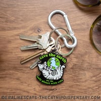 Image 2 of Save the Earth Keychain