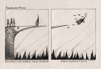 Image 3 of Traveling Witch Sticker and Postcard Pack