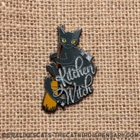 Kitchen Witch Enamel Pin