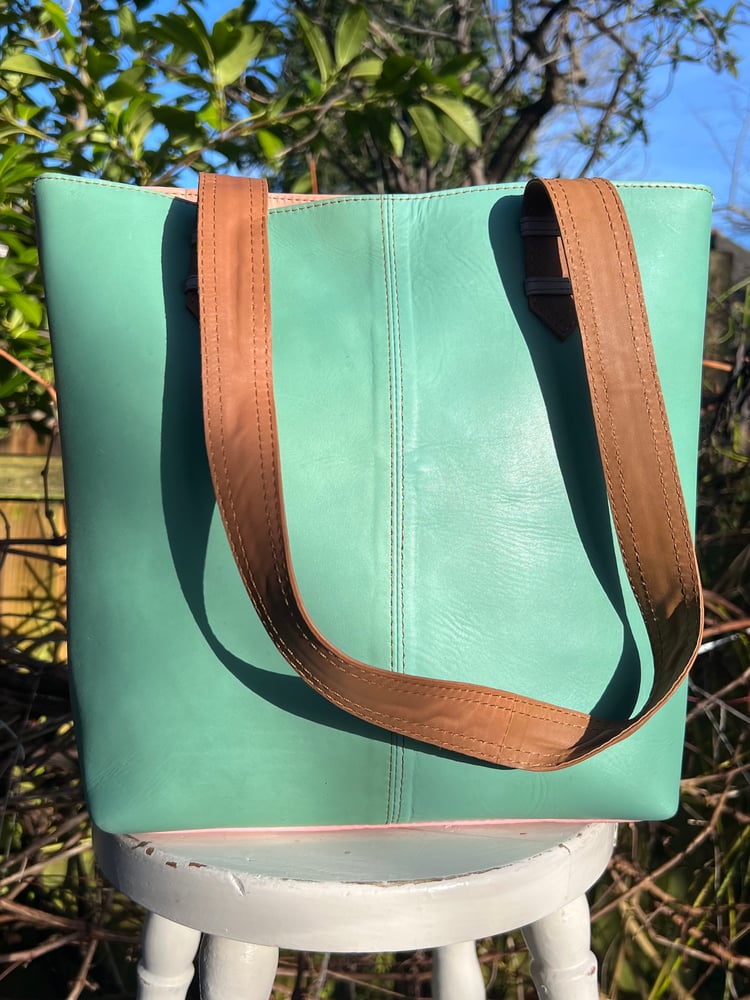 Image of Multi-Coloured Tote  #26B