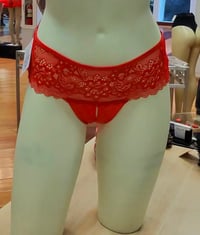 Image 2 of Red crotchless panty 