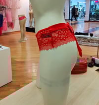 Image 3 of Red crotchless panty 