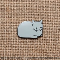 Anxiety Cat - Cat Loaf Enamel Pin