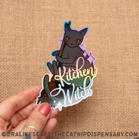 Kitchen Witch Holographic Sticker