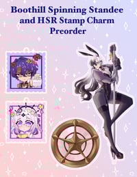 Boothill Standee and HSR Stamp Charm Preorders 